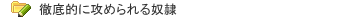 徹底的に攻められる奴隷